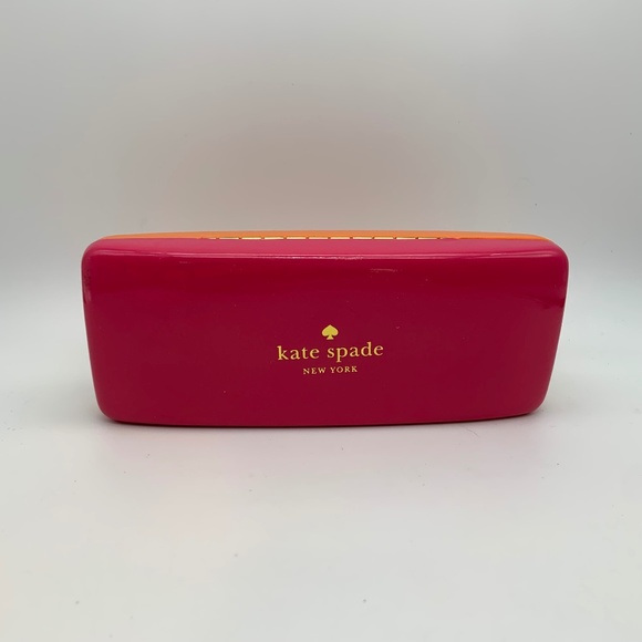kate spade Accessories - Kate Spade Women's Colorblock Pink & Orange Hard Glasses Case